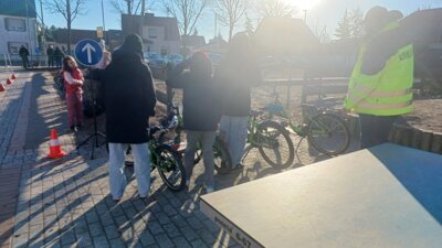 Im Rahmen der Präventionsarbeit hatte die Verkehrswacht einen Sicherheitsparcours aufgebaut. Foto: Stadt Cottbus