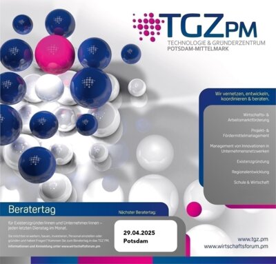 Foto zur Meldung: Beratertag für Unternehmen am 29.04.2025