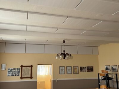 Meldung: Akkustikdecke für den Gemeinderaum Waltersdorf