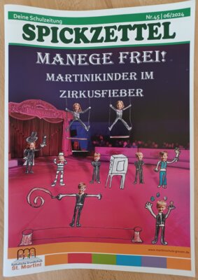 Meldung: Schülerzeitung "Spickzettel" zweitbeste in NRW