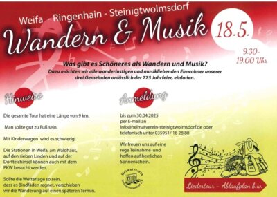 Liedertour (Bild vergrößern)