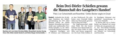 Drei-Dörfer-Schießen in Handorf (Bild vergrößern)