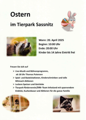 Ostersonntag im Tierpark Sassnitz