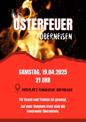 Einladung zum Osterfeuer (Bild vergrößern)