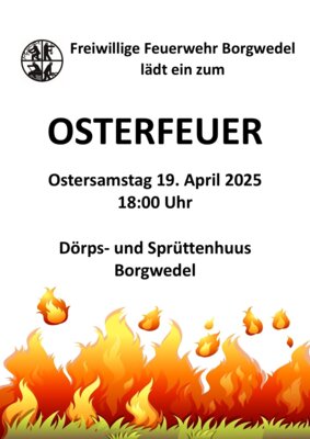 Meldung: Osterfeuer 2025