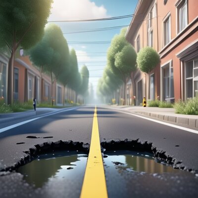 +++ Schlaglöcher, defekte Straßenbeleuchtung oder beschädigte Verkehrsschilder entdeckt? Nutzen Sie unser Hinweisportal Bürgertipps +++ (Bild vergrößern)