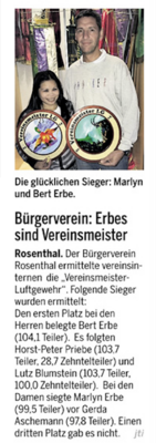 Vereinsmeisterschaft LG (Bild vergrößern)