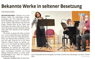 Trio Ruscello aus dem Raum Heidelberg (Foto: Helmuth Kern) (Bild vergrößern)