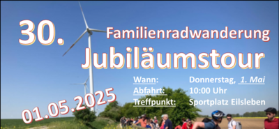 30. Familienradwanderung am 01.Mai
