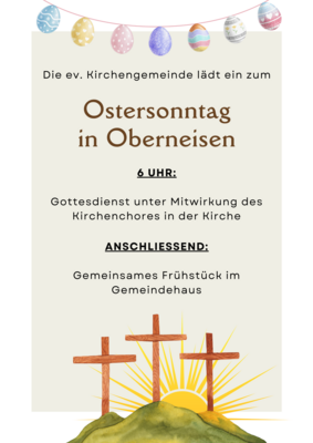 Osterfrühstück im Gemeindehaus