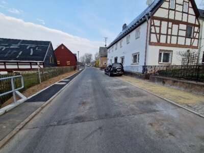 Ausgebauter Straßenabschnitt (Bild vergr&ouml;&szlig;ern)