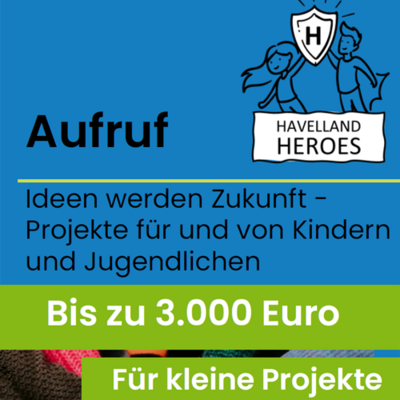 Foto zu Meldung: Havelland Heroes - bis zu 3.000 Euro für kleine Projekte