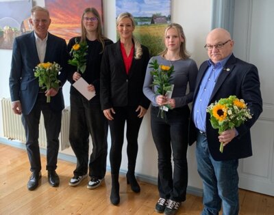 Meldung: Sportclub Laage zu Gast im Rathaus