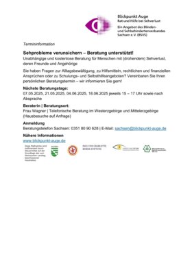Blickpunkt Auge (Bild vergrößern)
