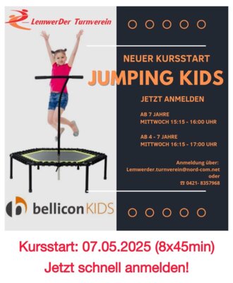 Jumping Kids Kursstart am 07.05.2025 (Bild vergrößern)