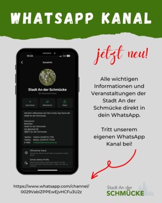 Meldung: Jetzt NEU! Unser WhatsApp Kanal