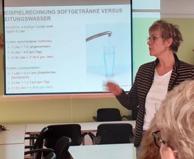 Vortrag "Einkaufsfalle Supermarkt" (Bild vergrößern)