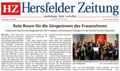 Meldung: Freiererer Harmonists