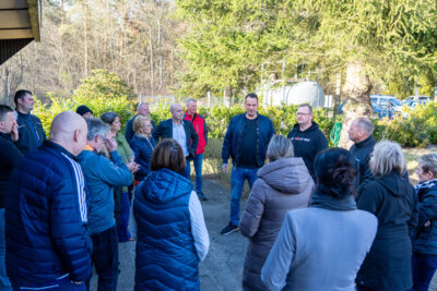 Vereinsstammtisch in der Gartensparte Sonnenrose (Bild vergrößern)
