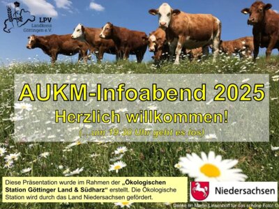 AUKM-Infoabend Grünland & Biotoppflege 2025
