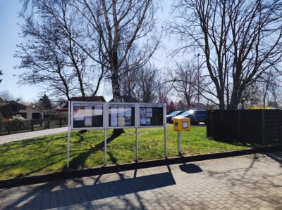 Neuer Standort des Postbriefkastens an der Gemeindeverwaltung (Bild vergrößern)