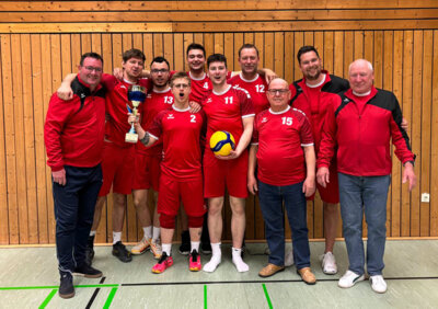 Foto zur Meldung: Volleyballer des TSV 90 Querfurt e.V. werden Kreismeister