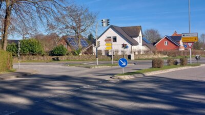 Die Boldixumer Kreuzung  (Foto: AmtFA Andreas Hansen)