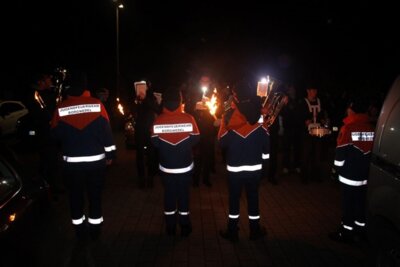Foto zur Meldung: Laternelaufen in Borgwedel