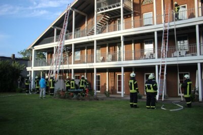 Foto zur Meldung: Leiterausbildung für Truppmann II Ausbildung