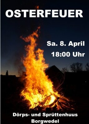 Foto zur Meldung: Osterfeuer 08.04.2023