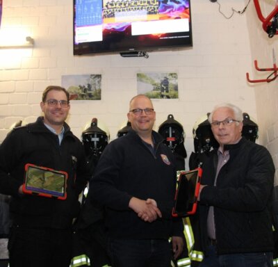 Foto zur Meldung: Feuerwehr Borgwedel setzt auf Digitalisierung
