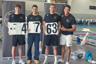 Potsdams Staffel schwimmt deutschen Rekord (Bild vergrößern)