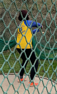 Anette Fuchs beim Hammerwurf