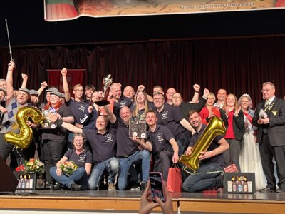 Das Männerballett Günthersdorf ist KLV-Landesmeister 2025