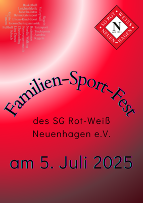 Flyer zum Familien-Sport-Fest
