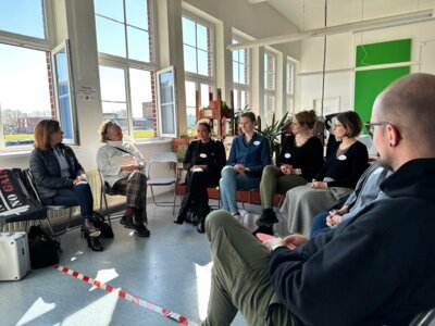 Die Teilnehmenden diskutierten in vier Visionswerkstätten zu verschiedenen Themenschwerpunkten I Foto: Martin Ferch (Bild vergrößern)
