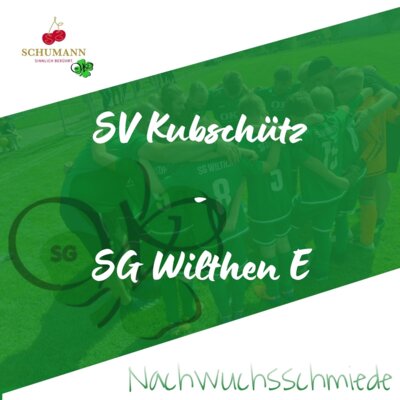 [SGW E] Unsere E weiter auf Erfolgskurs
