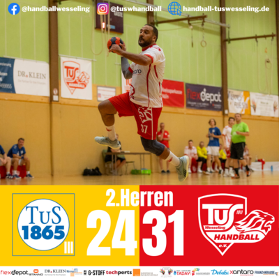 TuS Ehrenfeld 65 III : 2.Männer - 24:31 [Spielbericht]