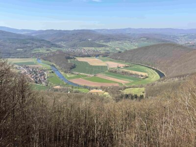 Blick von der Teufelskanzel (Bild vergrößern)