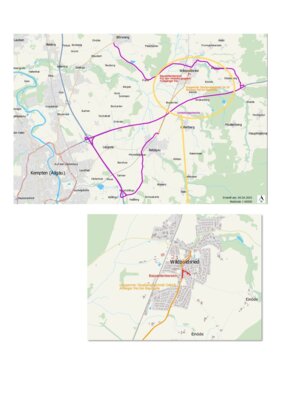Vollsperrung der Ortsdurchfahrt Wildpoldsried