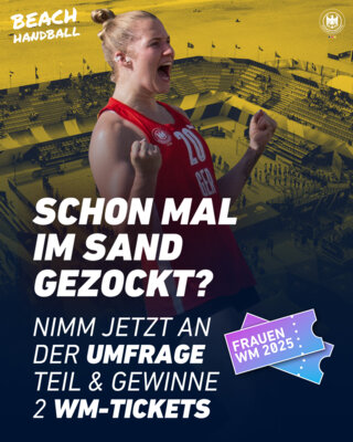 Erhebung zur Verbreitung des Beachhandballs in Deutschland (Bild vergrößern)
