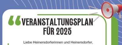 Veranstaltungsplan Heinersdorf