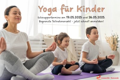 "Yoga für Kinder" im LTV (Bild vergrößern)