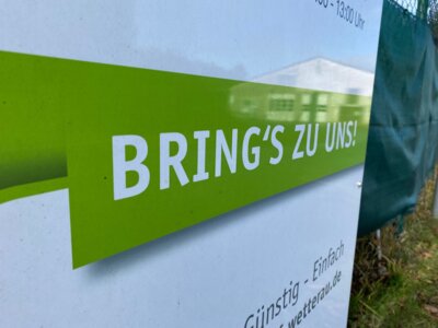 Recyclinghof Ortenberg am Ostersamstag geöffnet (Bild vergrößern)