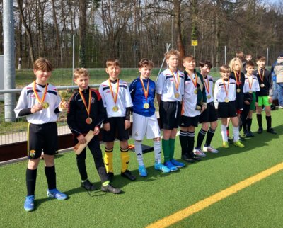 Jugend trainiert Kreisfinale Süd im Fußball der U 13