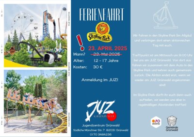 Ferienfahrt zum Skyline Park (Bild vergrößern)