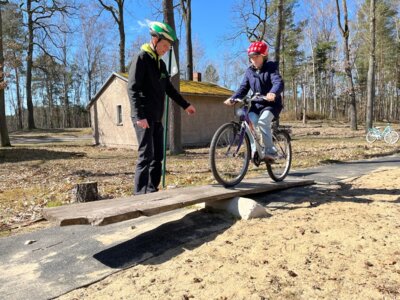 Foto zur Meldung: Auf 2 Rädern unterwegs-Vorbereitung auf die Fahrradprüfung