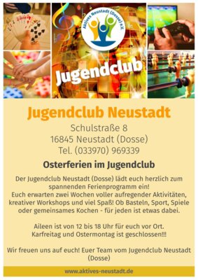 Ferienprogramm im Jugendclub Neustadt