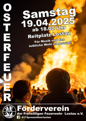 Plakat Osterfeuer 2025