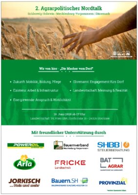 Meldung: Zweiter Agrarpolitischer Nordtalk in Stocksee